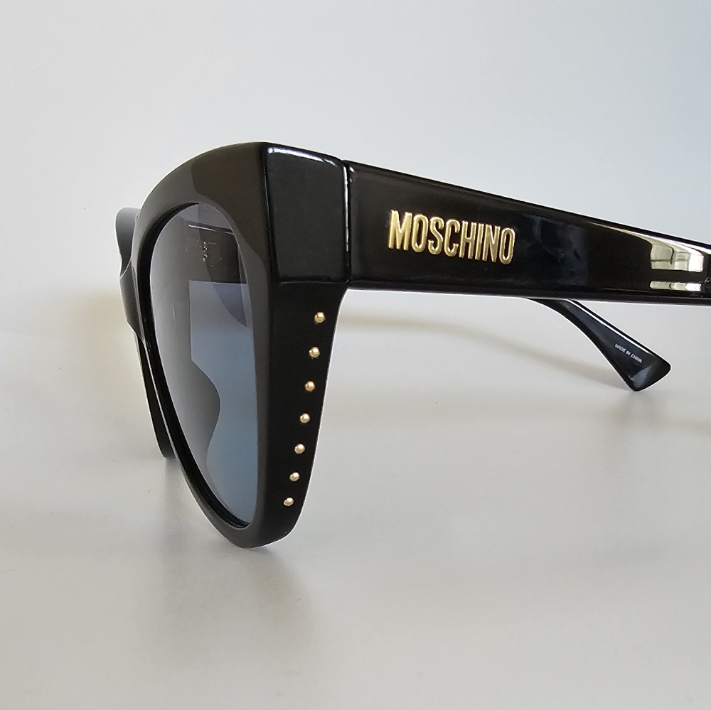 Authentic MOSCHINO Sunglasses NEW With Case & Dustcloth - Picture 6 of 14